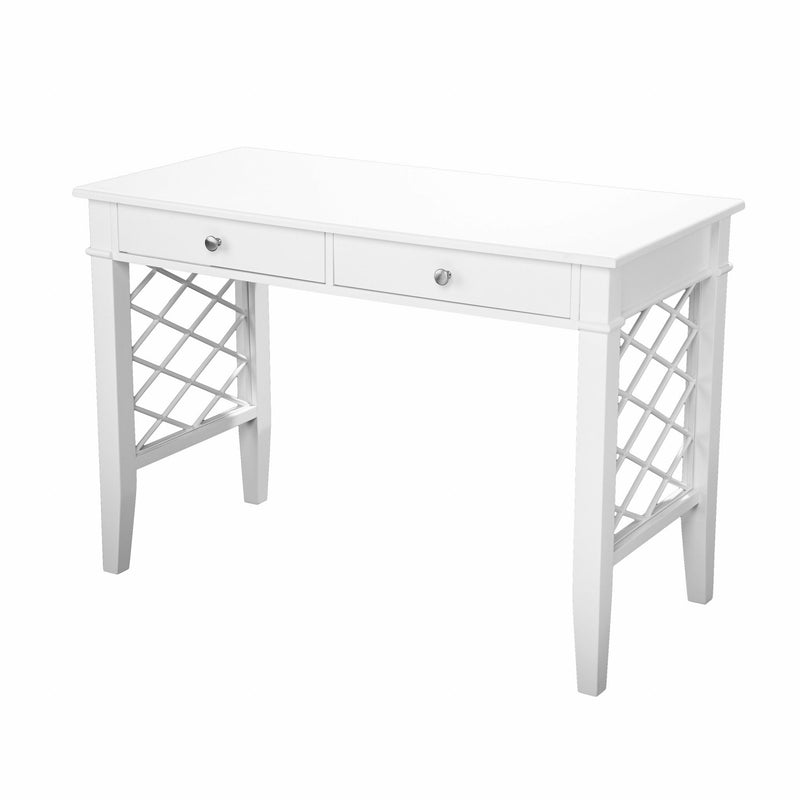 Writing Desk With Two Drawers (402021) - White