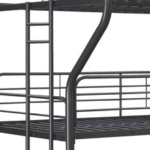 Load image into Gallery viewer, Furniture   Triple Bunk Bed, FULL/Twin/FULL, black
