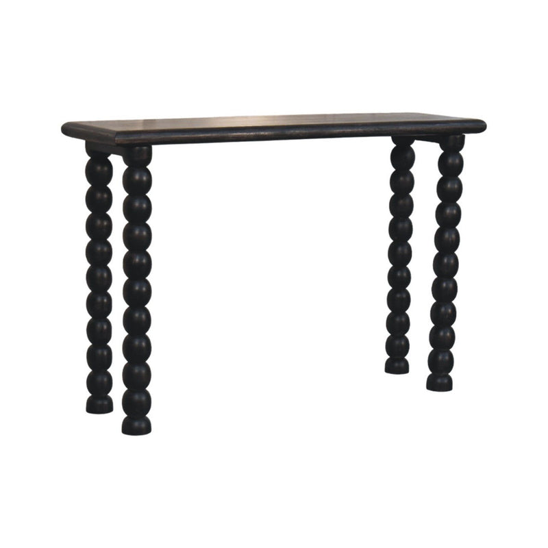 Solid Wood Console Table With Shelf With Drawer (723407) - Brown