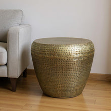 Load image into Gallery viewer, 18" Metal Round End Table - Gold
