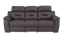 Load image into Gallery viewer, Faux Leather Sofa - Brown
