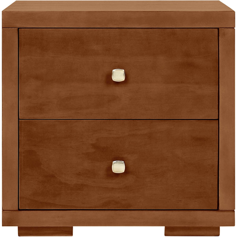 Two Drawer Nightstand - Walnut