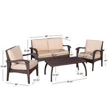 Load image into Gallery viewer, Honolulu - Wicker Set Outdoor Seating
