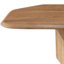 Load image into Gallery viewer, Wood Free Form Double Pedestal Coffee Table - Natural
