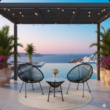 Load image into Gallery viewer, Acapulco Style 3 Piece Patio Bistro Set With Chairs

