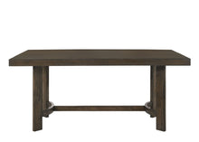 Load image into Gallery viewer, Wood Trestle Base Dining Table - Espresso

