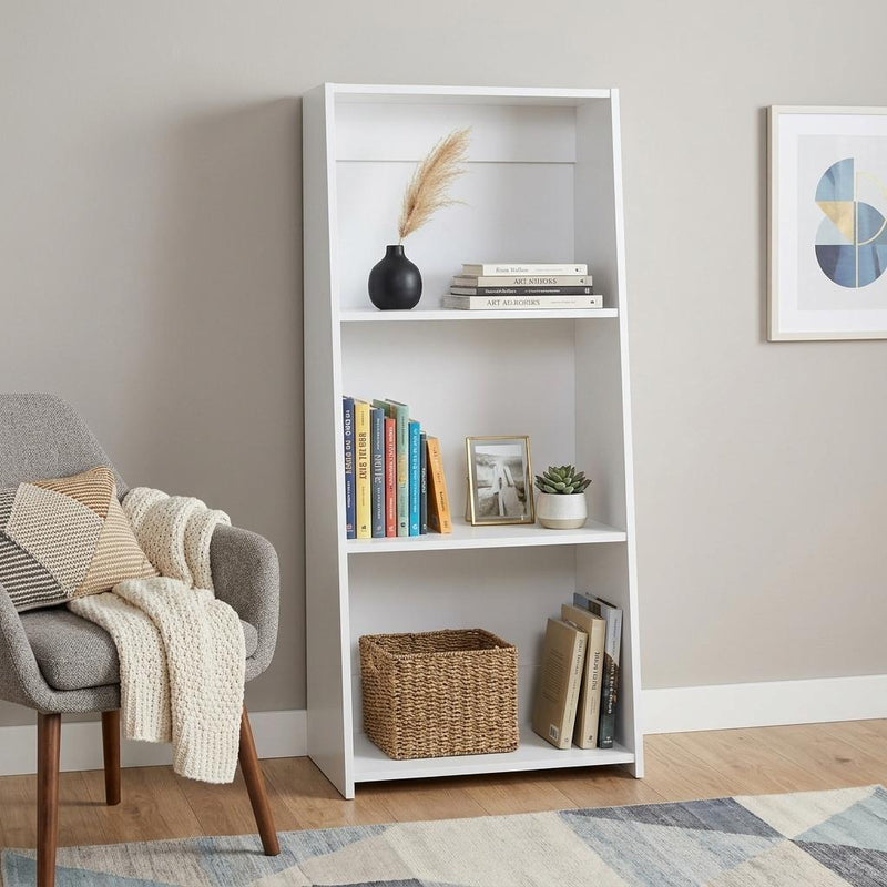 Three Tier Bookcase (737973) - White