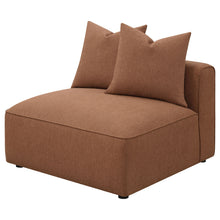 Load image into Gallery viewer, Colleen - Armless Chair With Pillows - Terracotta
