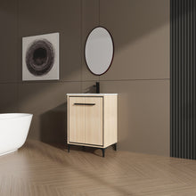 Load image into Gallery viewer, Modern Bathroom Vanity Base With Basin And Storage Cabinet
