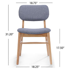 Load image into Gallery viewer, Voyager Upholstered Accent Chair With Splayed Legs And Wood Frame (Set of 2)
