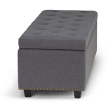 Load image into Gallery viewer, Hamilton - Upholstered Storage Ottoman
