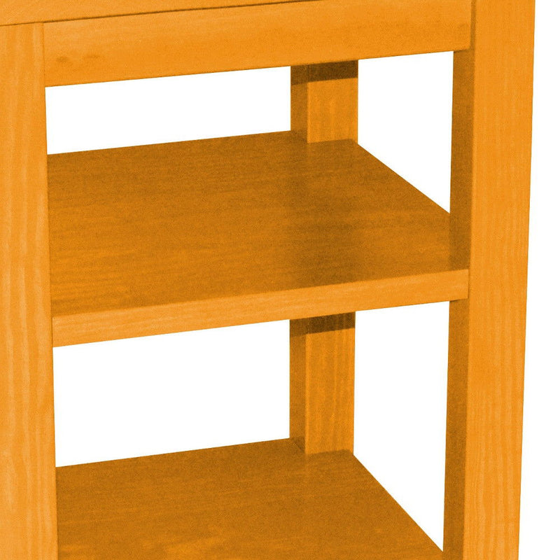 28" Solid Wood Nightstand - Yellow