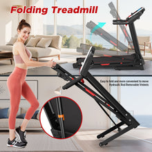 Load image into Gallery viewer, Folding Treadmills For Home - 3.5Hp Portable Foldable With Incline, Electric Treadmill For Running Walking Jogging Exercise With 12 Preset Programs, Indoor Workout Training Space Save Apartment, App - Black

