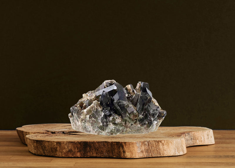 5'' Glass Crystal - Black