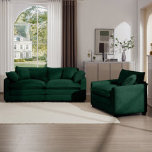 Load image into Gallery viewer, Elegant Oversized Sectional Sofa Set With Deep Seats And Flexible Layout
