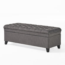 Load image into Gallery viewer, Juliana - Storage Ottoman With Birch Legs
