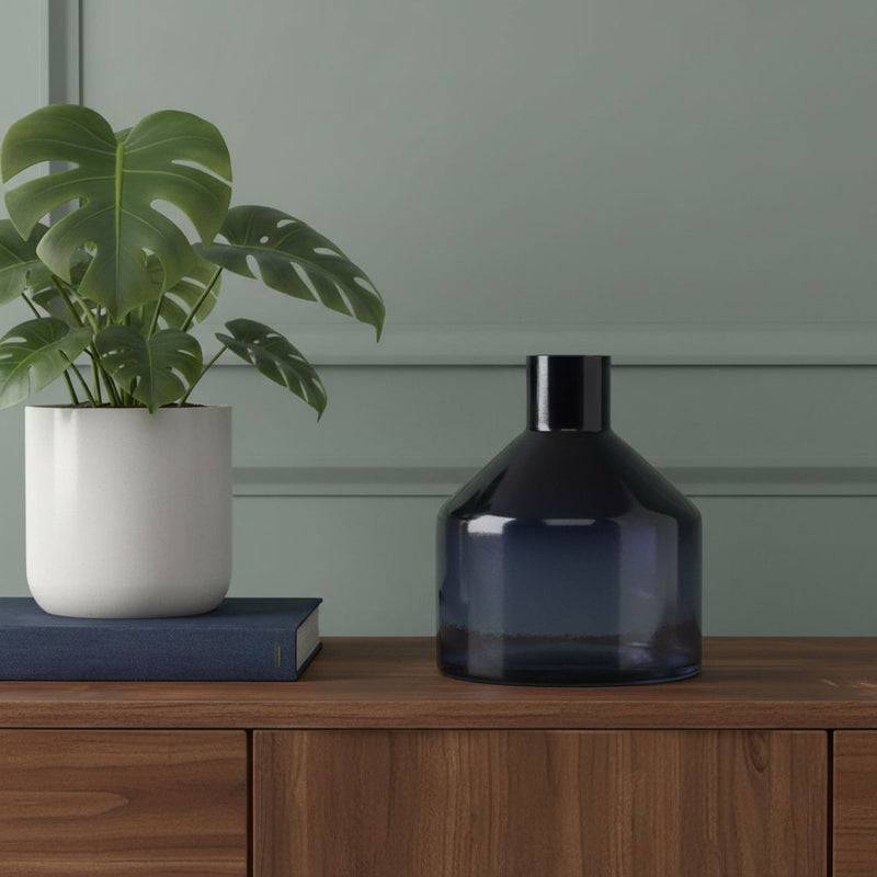 Ombre Round Table Vase - Blue