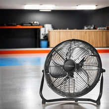 Load image into Gallery viewer, 3 Speed High Velocity Industrial Heavy Duty Metal Floor Fan With Tilting Head For Outdoor / Indoor Use
