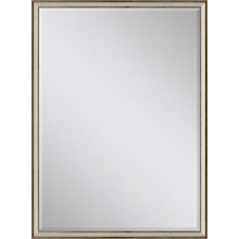 Load image into Gallery viewer, 38" Wood Accent Mirror - Silver
