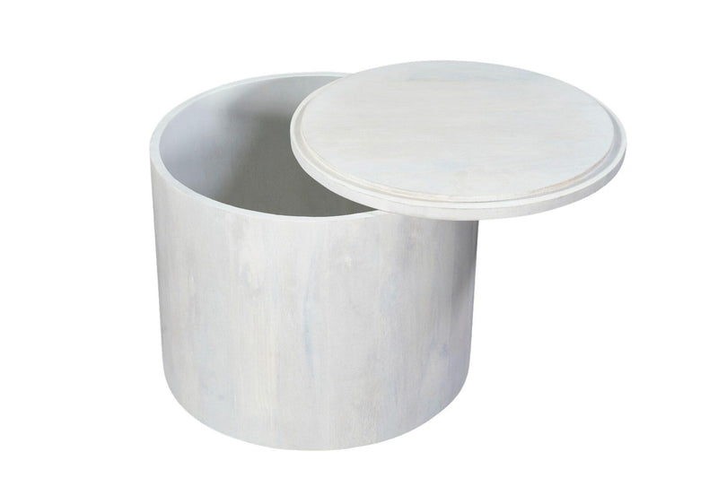 Round Nested Coffee Tables (Set of 2) - White