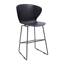 Load image into Gallery viewer, Metal Low Back Bar Height Bar Chairs (Set of 2) - Black
