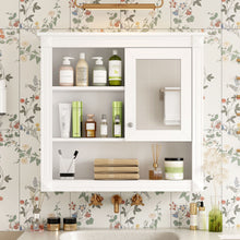 Load image into Gallery viewer, Wall-Mounted Bathroom Cabinet With Mirror And Adjustable Shelves
