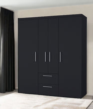 Load image into Gallery viewer, Two Drawer Combo Dresser - Black
