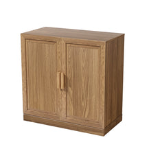Load image into Gallery viewer, 31" Texture Door Accent Cabinet With Three Shelves - Natural
