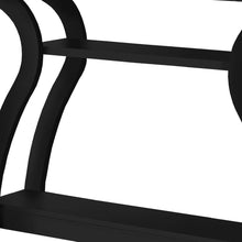 Load image into Gallery viewer, Floor Shelf Console Table With Shelves - Black

