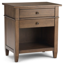 Load image into Gallery viewer, Carlton - Bedside Table - Rustic Natural Aged Brown
