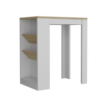 Load image into Gallery viewer, Wood Kitchen Island Pantry Cabinet (Set of 2) - White
