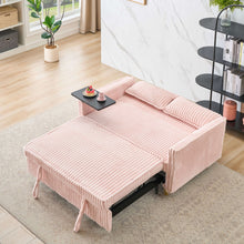 Load image into Gallery viewer, Pull Out Sofa With Movable Tabletop And USB Ports
