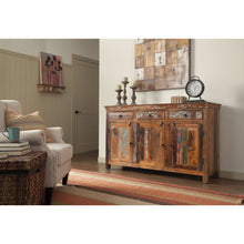 Load image into Gallery viewer, Mankato - 3 Drawer Accent Cabinet With 3 Doors - Wood
