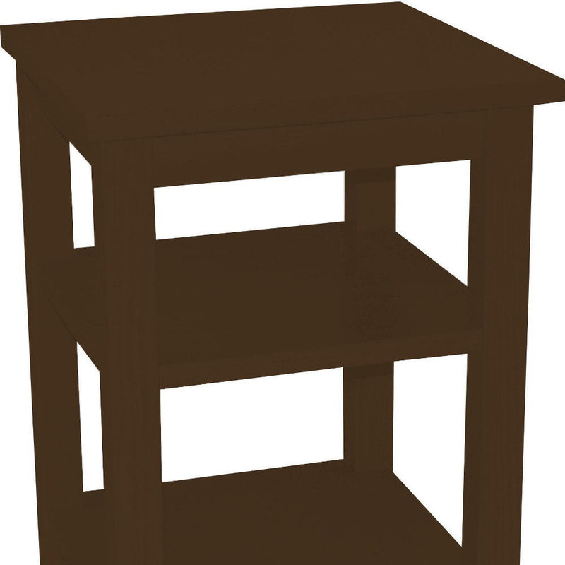 28" Wood Nightstand - Brown