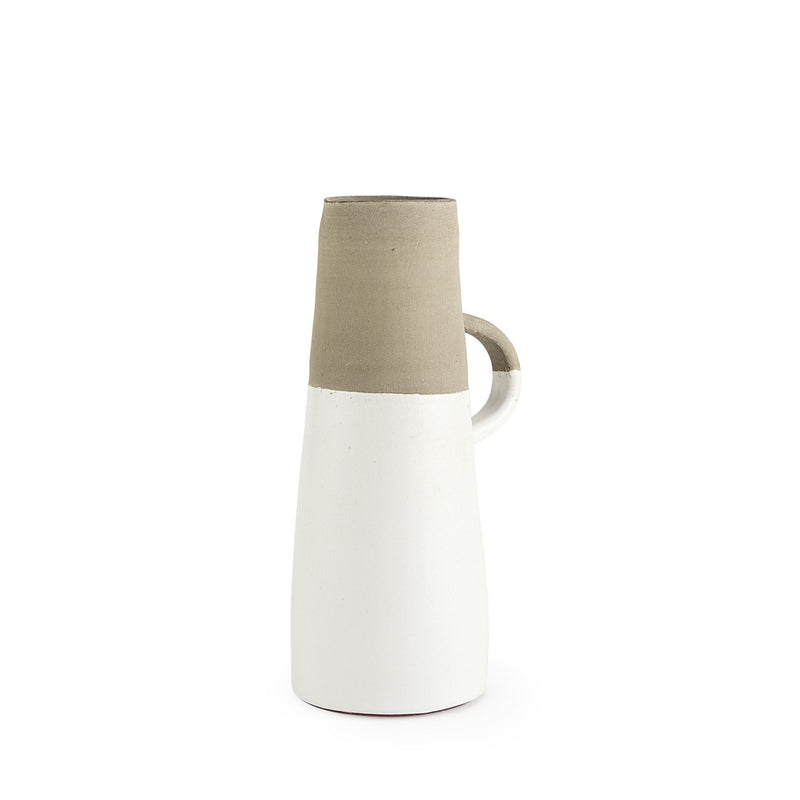 Decorative Jug - White / Natural