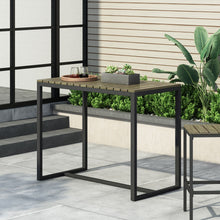 Load image into Gallery viewer, Ernesto - Outdoor Industrial Acacia Wood Bar Table
