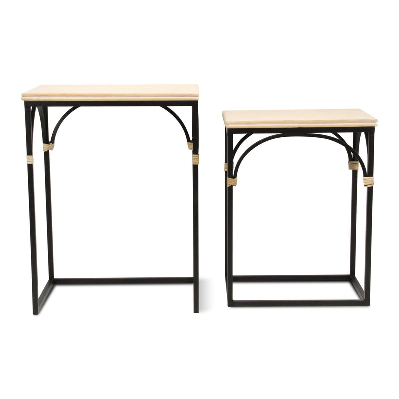 Nested Tables (Set of 2) (738200) - Light Brown