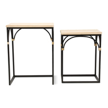 Load image into Gallery viewer, Nested Tables (Set of 2) (738200) - Light Brown
