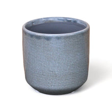 Load image into Gallery viewer, Crackle Mosaic Round Pot Planter (487387) - Gray

