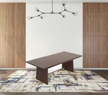 Load image into Gallery viewer, Solid Wood Sled Base Dining Table - Brown
