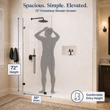 Load image into Gallery viewer, Frameless Walk-In Shower Glass Panel
