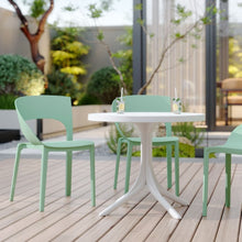 Load image into Gallery viewer, 4 Piece Set Of Modern Designed Single Chairs With Round Table
