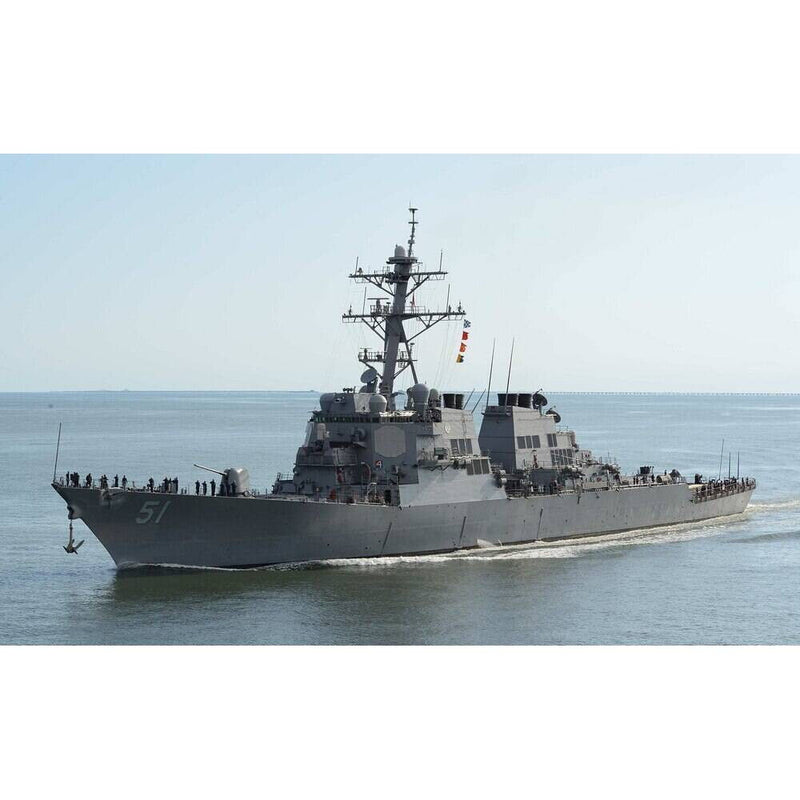 Hand Painted Model Boat (624261) - Gray / Dark Brown