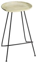 Load image into Gallery viewer, Iron Backless Counter Height Bar Chair - Off White / Black
