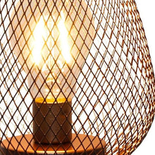 Load image into Gallery viewer, Pierced Novelty Desk Lamp With Novelty Shade (734234) - Brown
