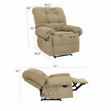 Load image into Gallery viewer, Manual Recliner, Padded Footrest

