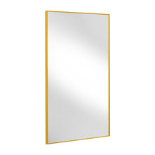 Load image into Gallery viewer, Aluminum , Leaning Ornate Framed Accent Mirror - Gold
