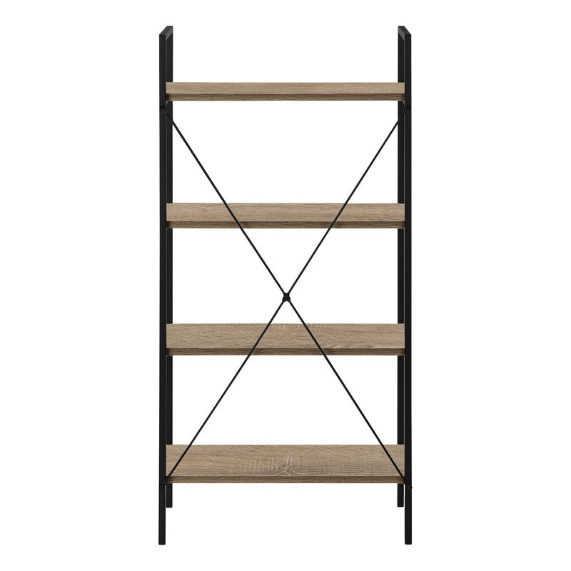 Four Tier Etagere Bookcase - Taupe
