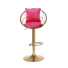 Load image into Gallery viewer, Unique Design Bar Chair, 360 Degree Rotation, Adjustable Height, Suitable For Dining Room And Bar
