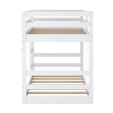 Load image into Gallery viewer, Twin Over Twin Bunk Bed with Ladder, White（OLD SKU：WF282787AAK）
